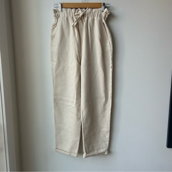 ZARA PAPER BAG PANTS 100% COTTON - Picture 4 of 15